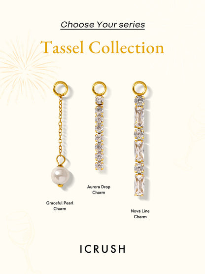 Large Hoops & Ohrring-Charms Bundle