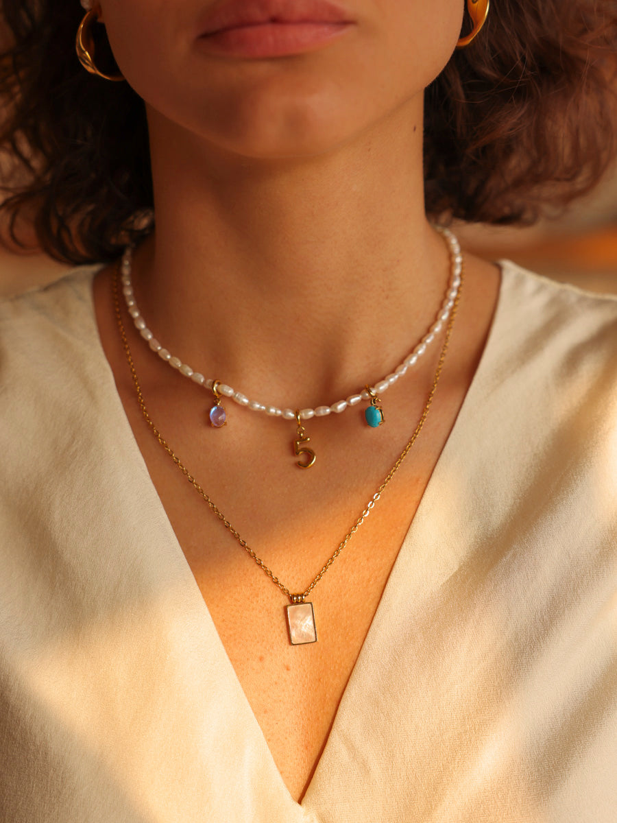 Shining Birth Light Lavender Ketten-Charm