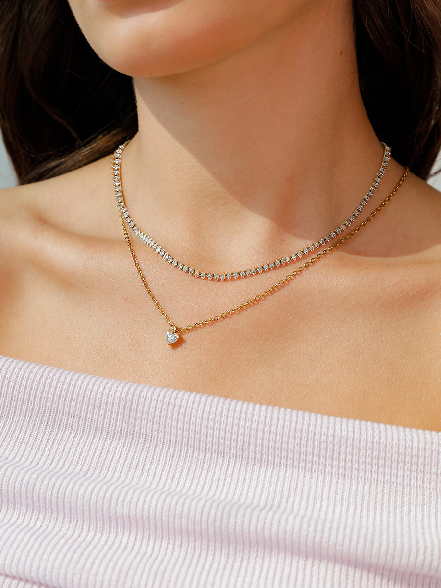 Shine Heart  Kette