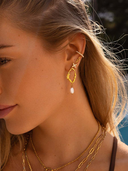 Calm Pearl EARCUFF