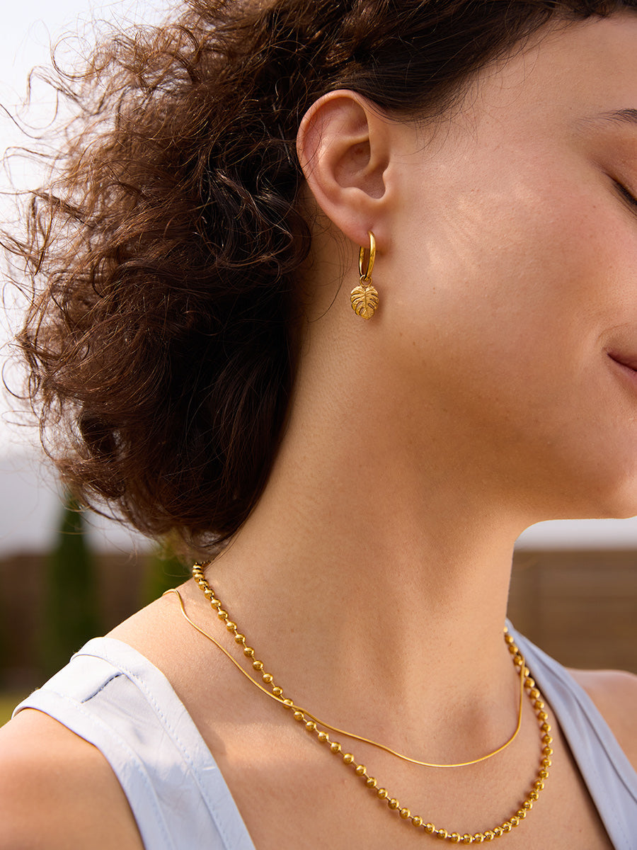 Large Hoops & Ohrring-Charms Bundle