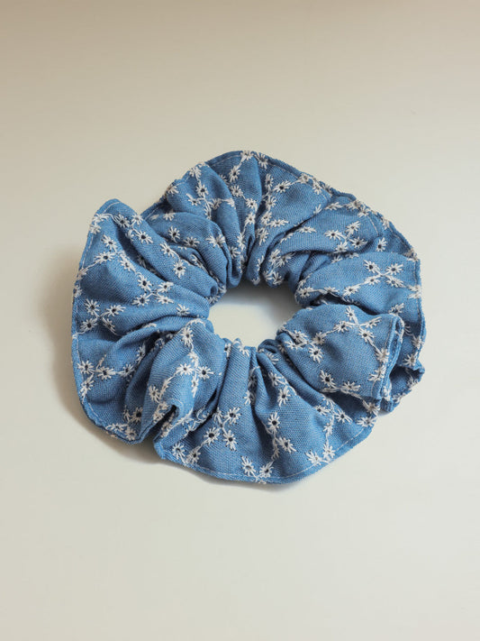 Denim Fairy Scrunchie Blue
