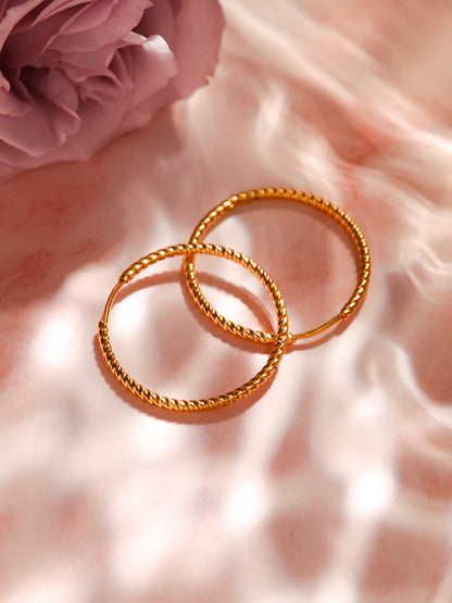 23mm Modern Twist Medium Ohrringe