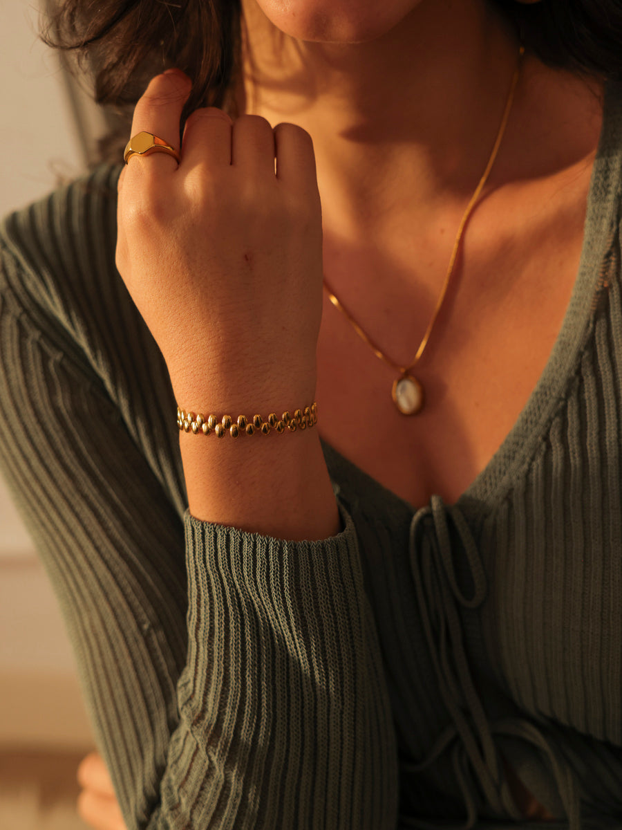Entwined Imprint Armcuff