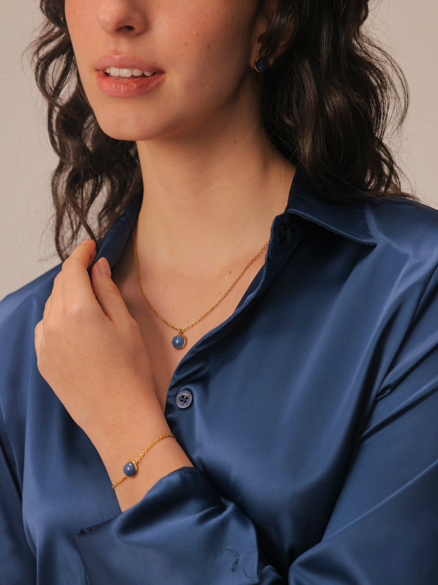 Wandering Wish Dark Blue ARMBAND