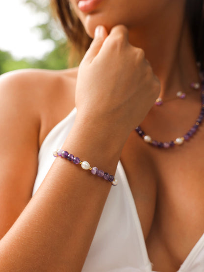 Dawn Pearl Purple ARMBAND