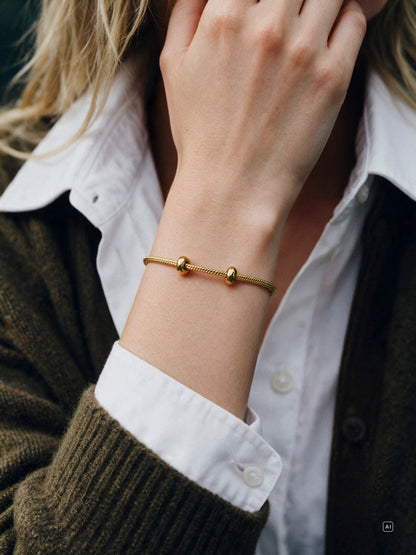 Crush Base Armband Snake – 2 mm