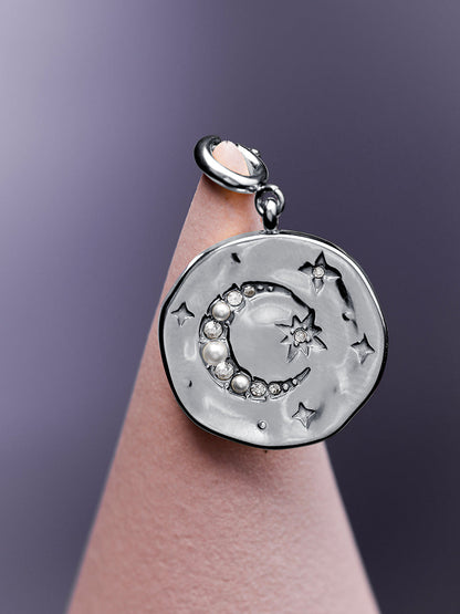 Moon Phase Gleaming Ketten-Charm
