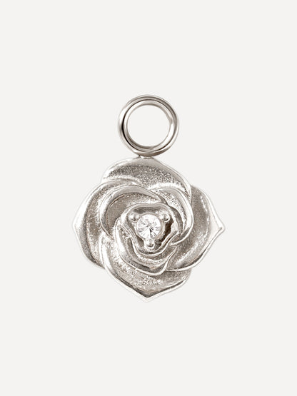 10,5x10,5mm Graceful Rose Ohrring-Charm