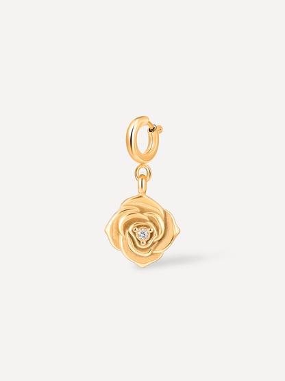 Rose Blooming Grace Ketten-Charm