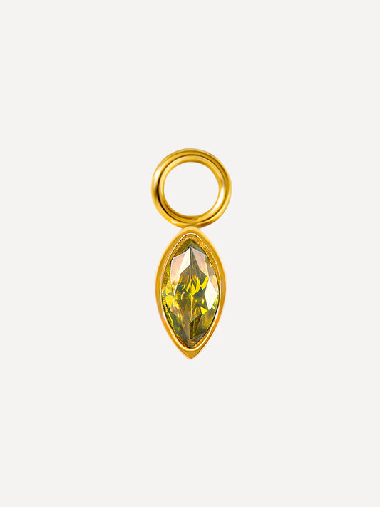 7,5x4mm Green Lake Ohrring-Charm
