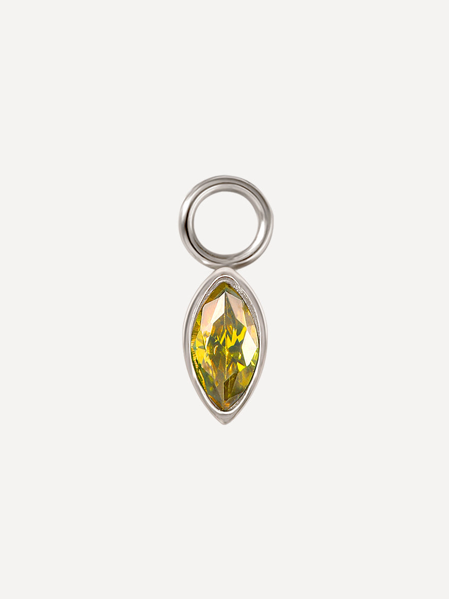 7,5x4mm Green Lake Ohrring-Charm