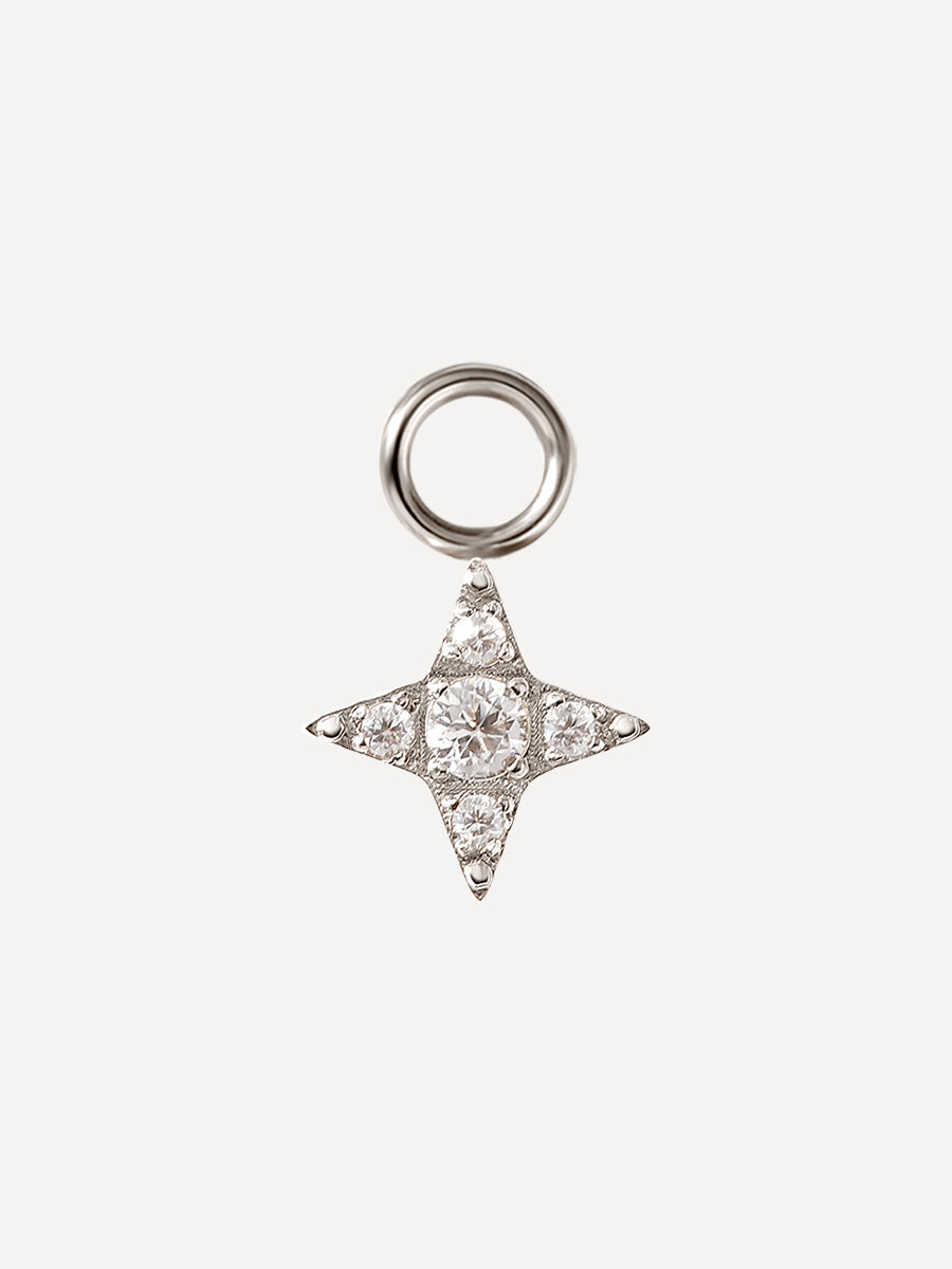 8,5x8,5mm Eternal Polaris Ohrring-Charm