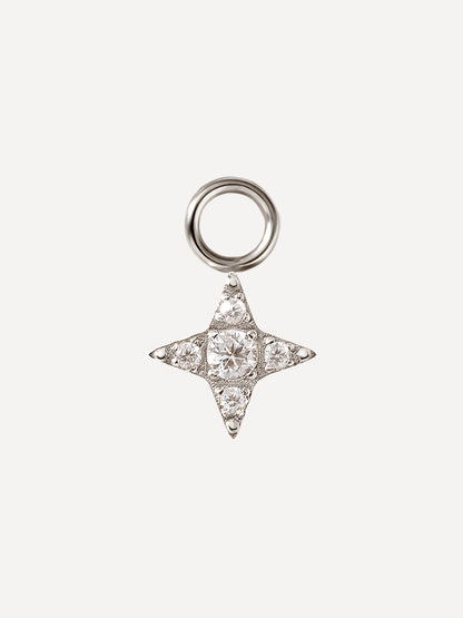 8,5x8,5mm Eternal Polaris Ohrring-Charm