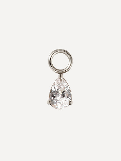 6,7x4,7mm Pure Drop Ohrring-Charm