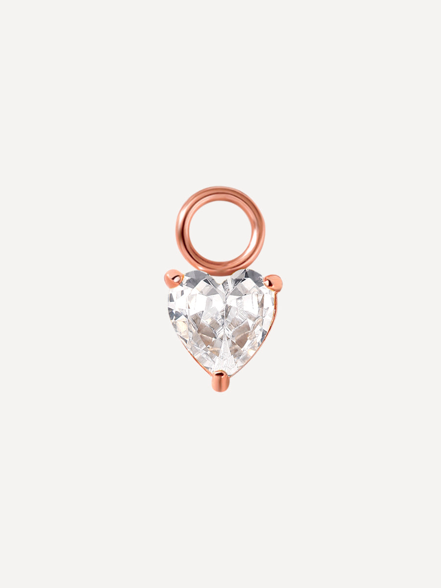 5,5x5,5mm Sincere Love Ohrring-Charm