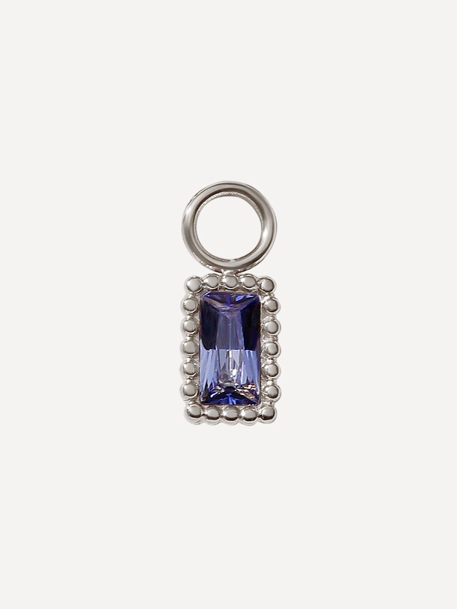 7x5mm Violet's Dream Ohrring-Charm