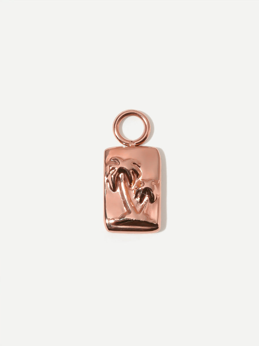 6,8x10,4mm Coco Palms Ohrring-Charm