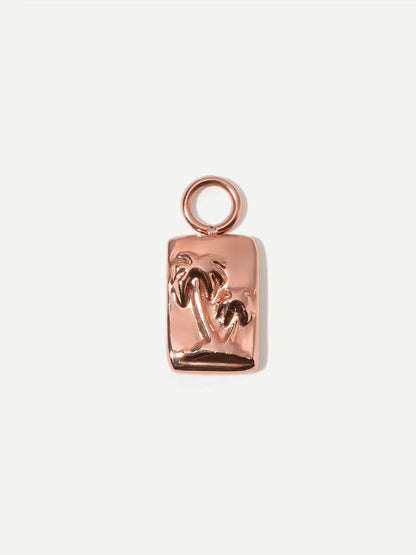 6,8x10,4mm Coco Palms Ohrring-Charm