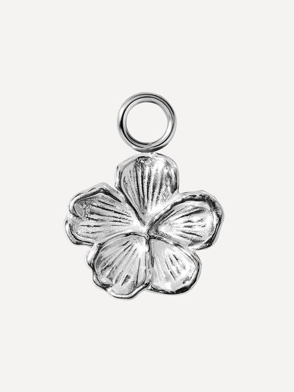 11,6x10,2mm Floral Bloom Ohrring-Charm