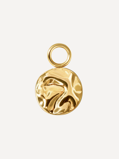8,8x8,8mm Wave Gleam Ohrring-Charm