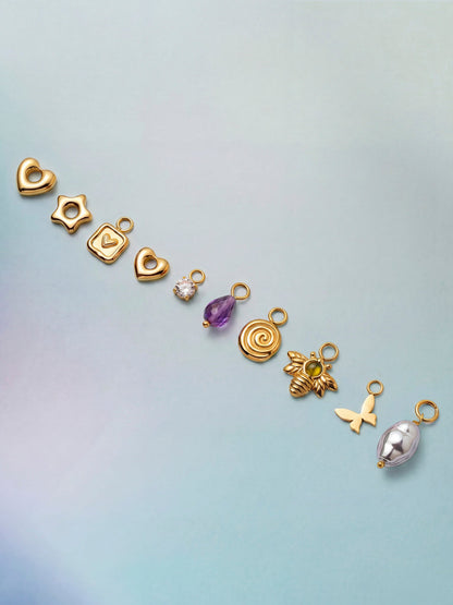 13,2mm Silent Star Ohrring-Charm