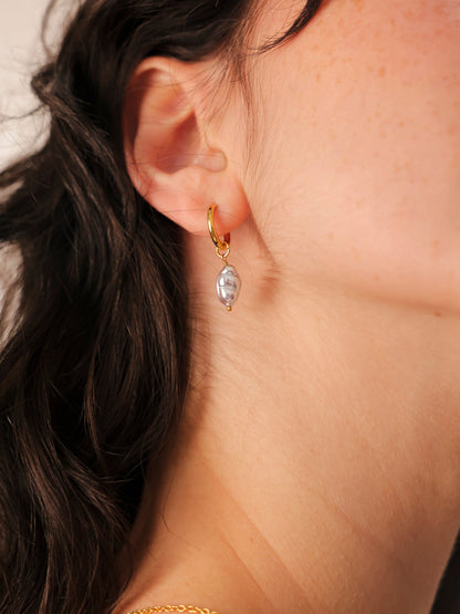 7,4x11,2mm Twilight Pearl Ohrring-Charm