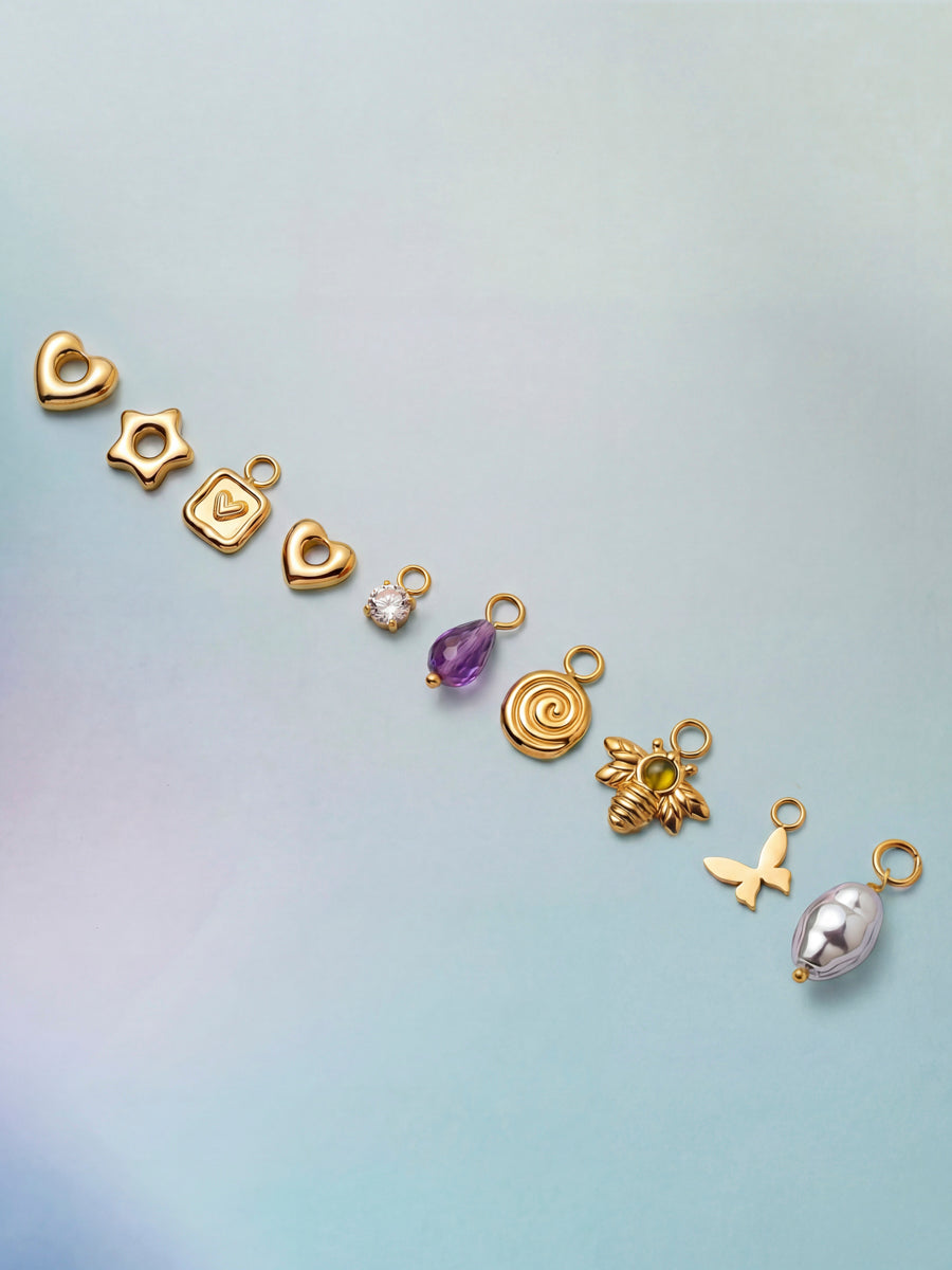 6x8,2mm Gentle Tear Ohrring-Charm