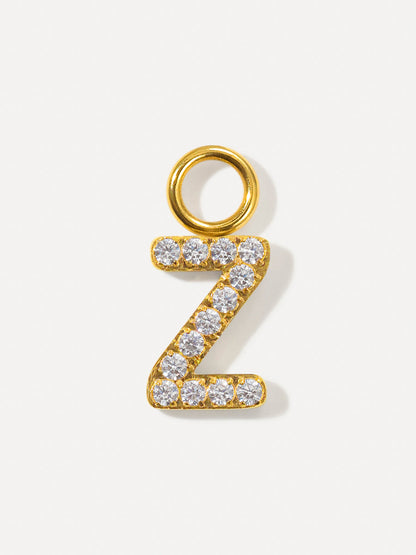 Dazzling Letter Ohrring-Charms