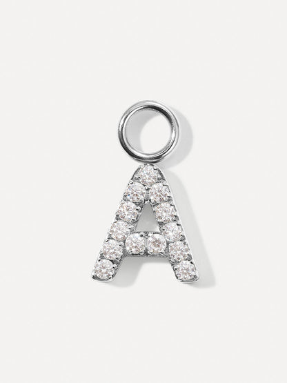 Dazzling Letter Ohrring-Charms