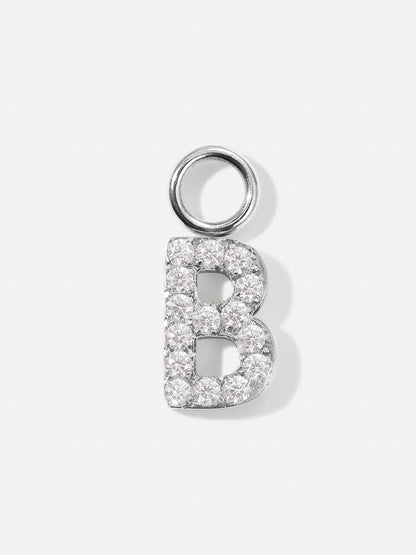 Dazzling Letter Ohrring-Charms