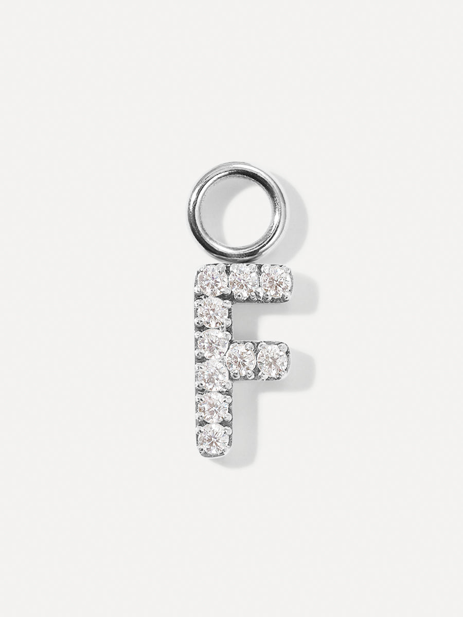 Dazzling Letter Ohrring-Charms