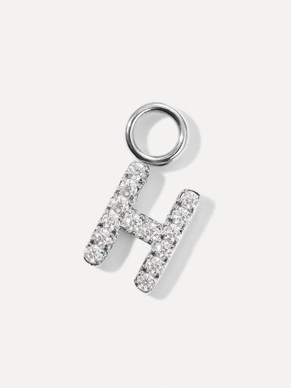 Dazzling Letter Ohrring-Charms