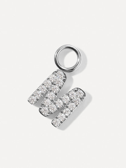 Dazzling Letter Ohrring-Charms