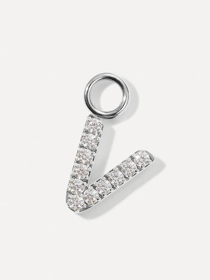 Dazzling Letter Ohrring-Charms