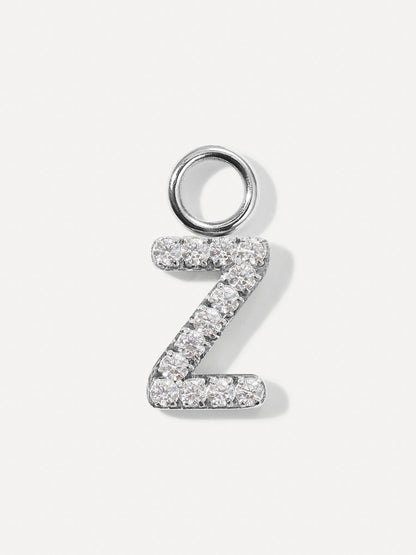 Dazzling Letter Ohrring-Charms