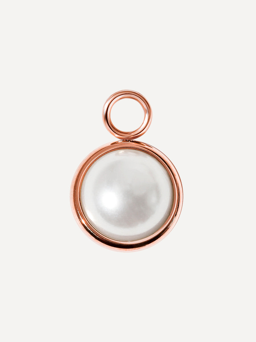 10x10mm Pearl Waltz Ohrring-Charm