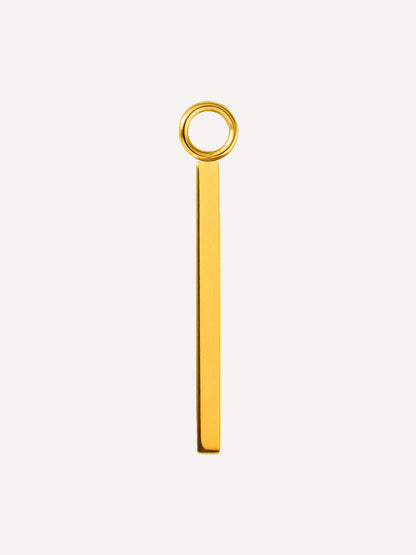 22x2mm Modern Line Ohrring-Charm