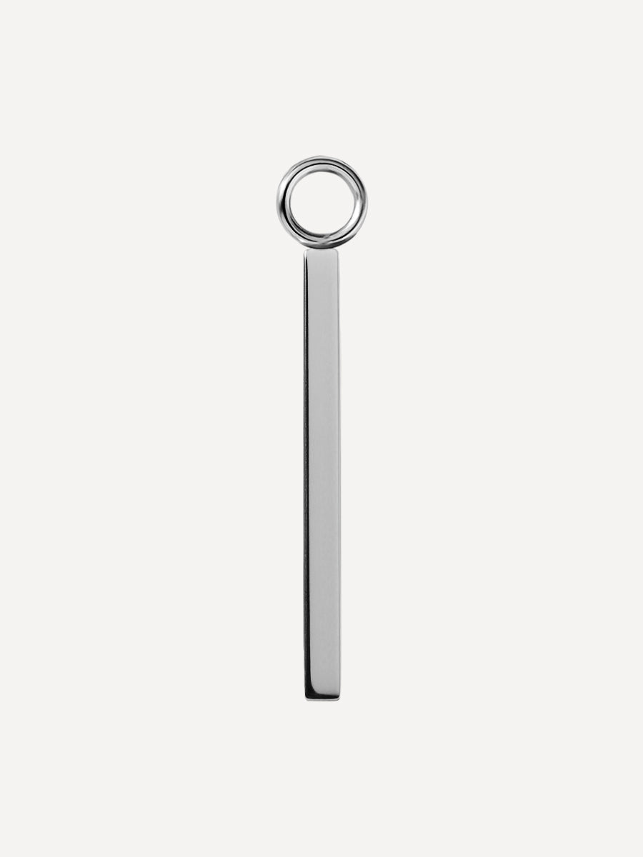 22x2mm Modern Line Ohrring-Charm
