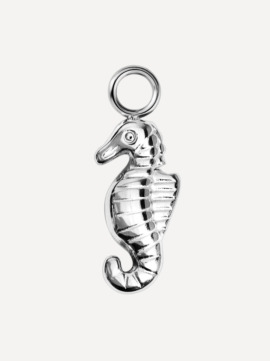 15,3x7,5mm Seahorse Rhythm Ohrring-Charm