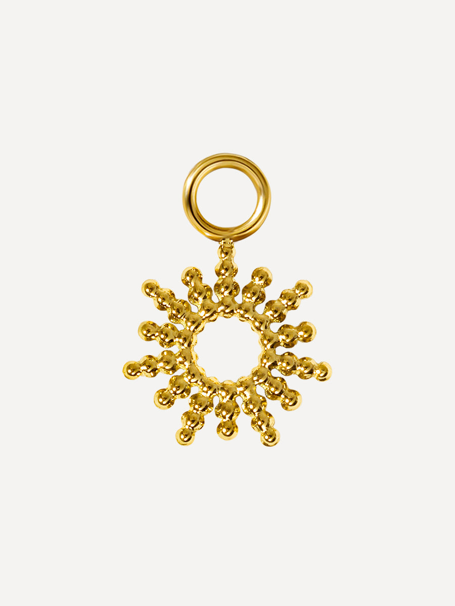 10,2x9,5mm Sunray Ohrring-Charm