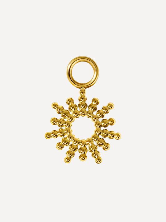 10,2x9,5mm Sunray Ohrring-Charm