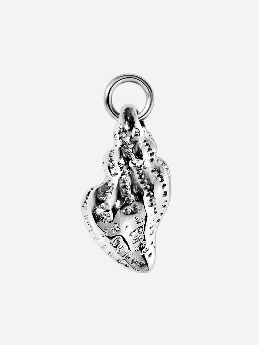 10,4x19,3mm Romantic Conch Ohrring-Charm