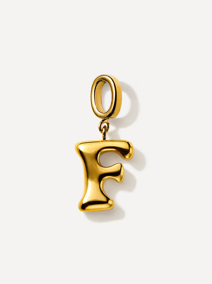Puffy Letter Ketten-Charms