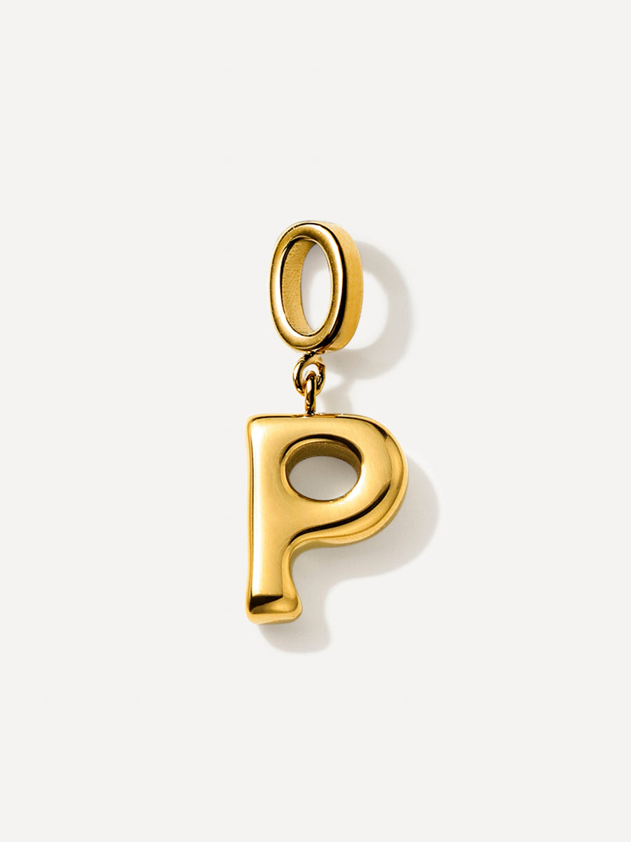 Puffy Letter Ketten-Charms