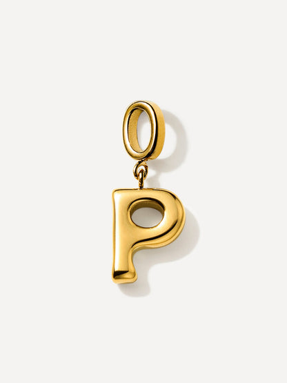 Puffy Letter Ketten-Charms