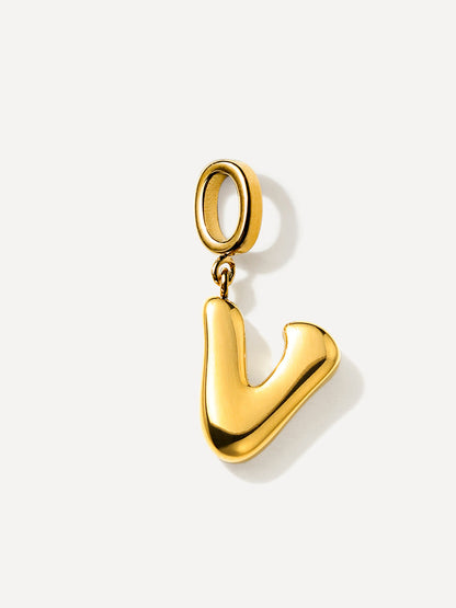 Puffy Letter Ketten-Charms