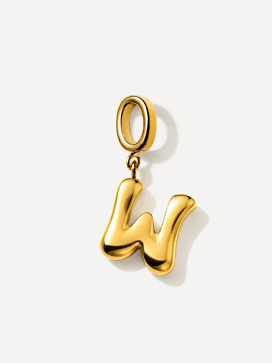 Puffy Letter Ketten-Charms