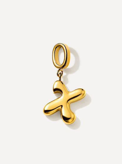 Puffy Letter Ketten-Charms