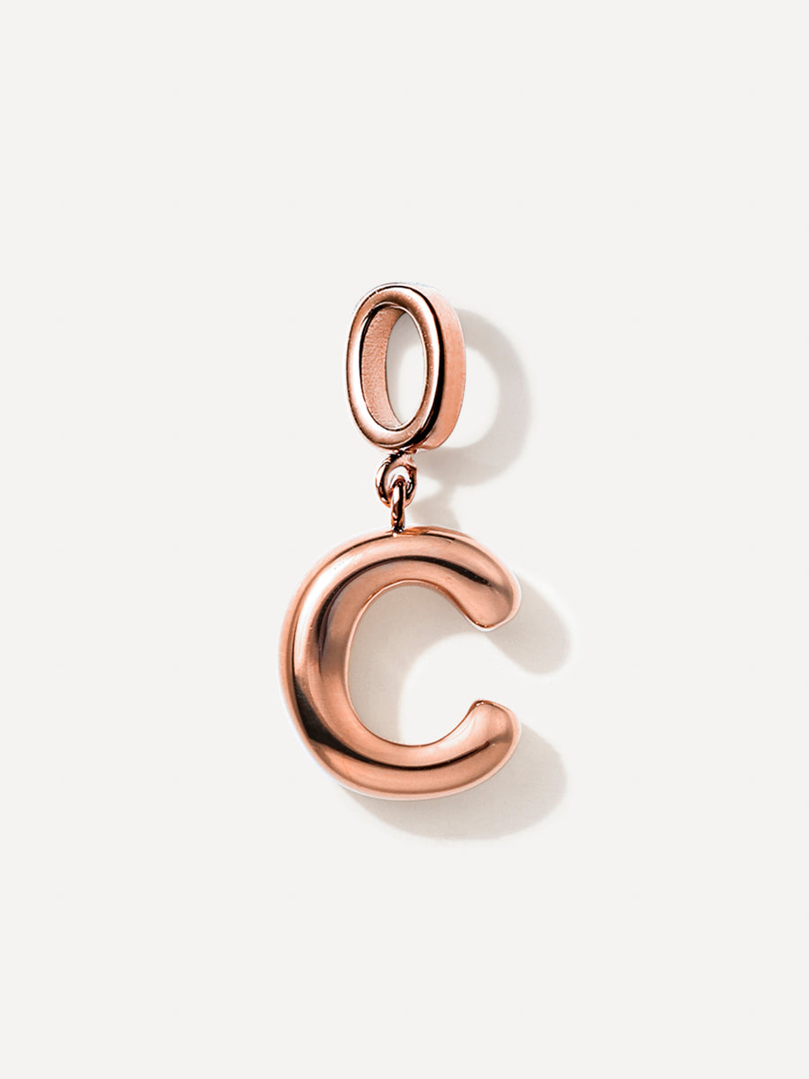 Puffy Letter Ketten-Charms